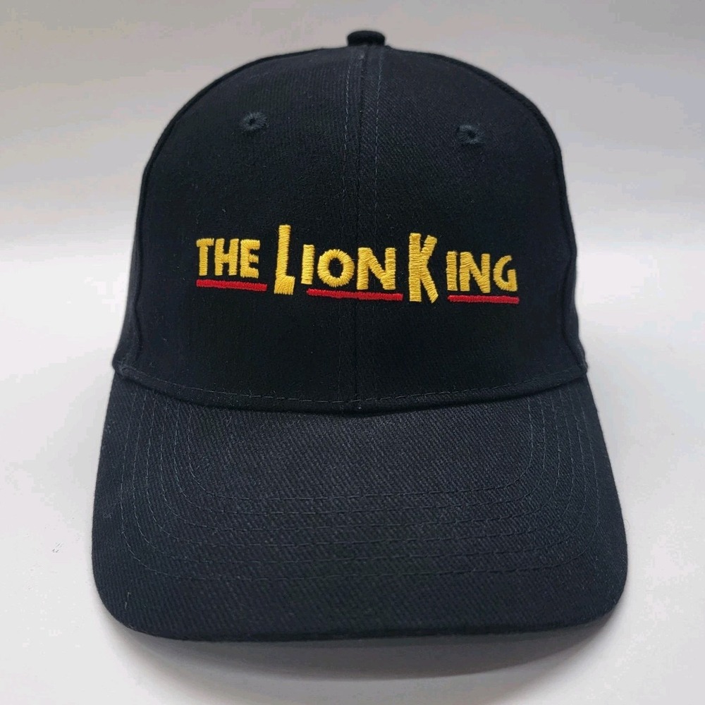 The Lion King Broadway Musical VIP Hat‎ Strapback Adjustable Cap Black Embroider
